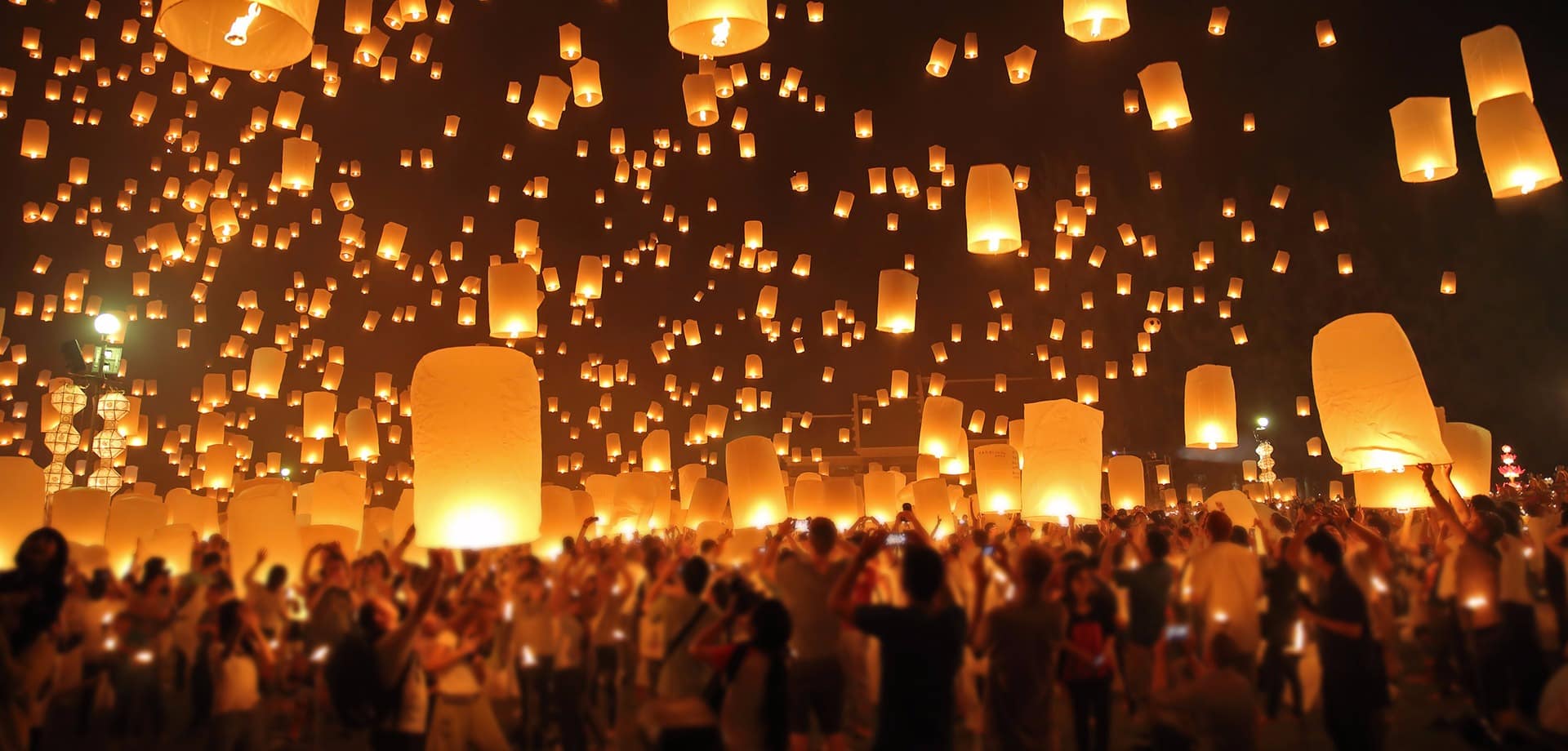 Festival das Lanternas na Tailândia