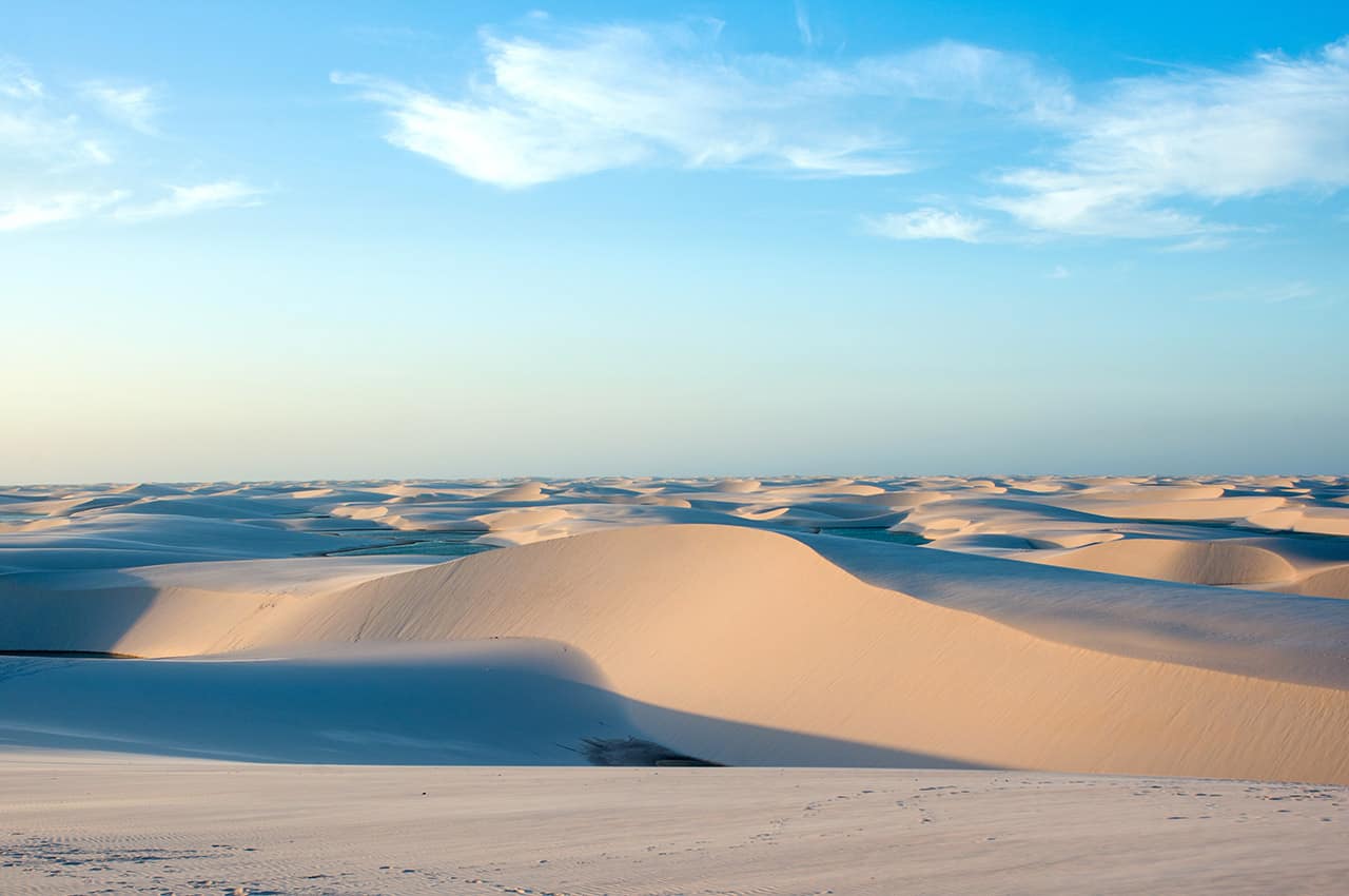 Dunas no parque nacional lencois maranhao brasil