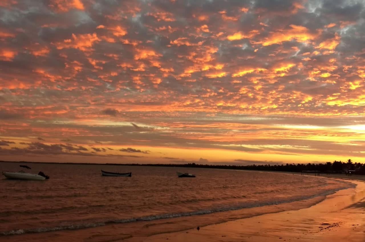 Fazenda s o francisco do corumbau bahia vista praia por do sol
