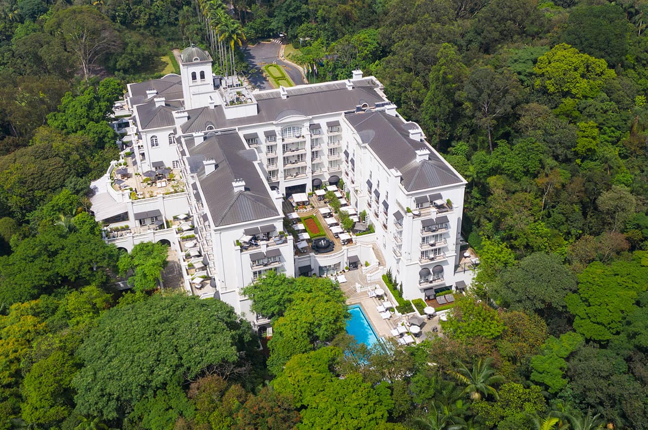 Sao paulo palacio tangara drone