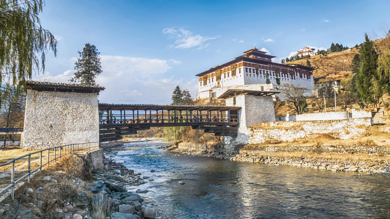 Atrativo turístico Rinpung Dzong Paro Butao