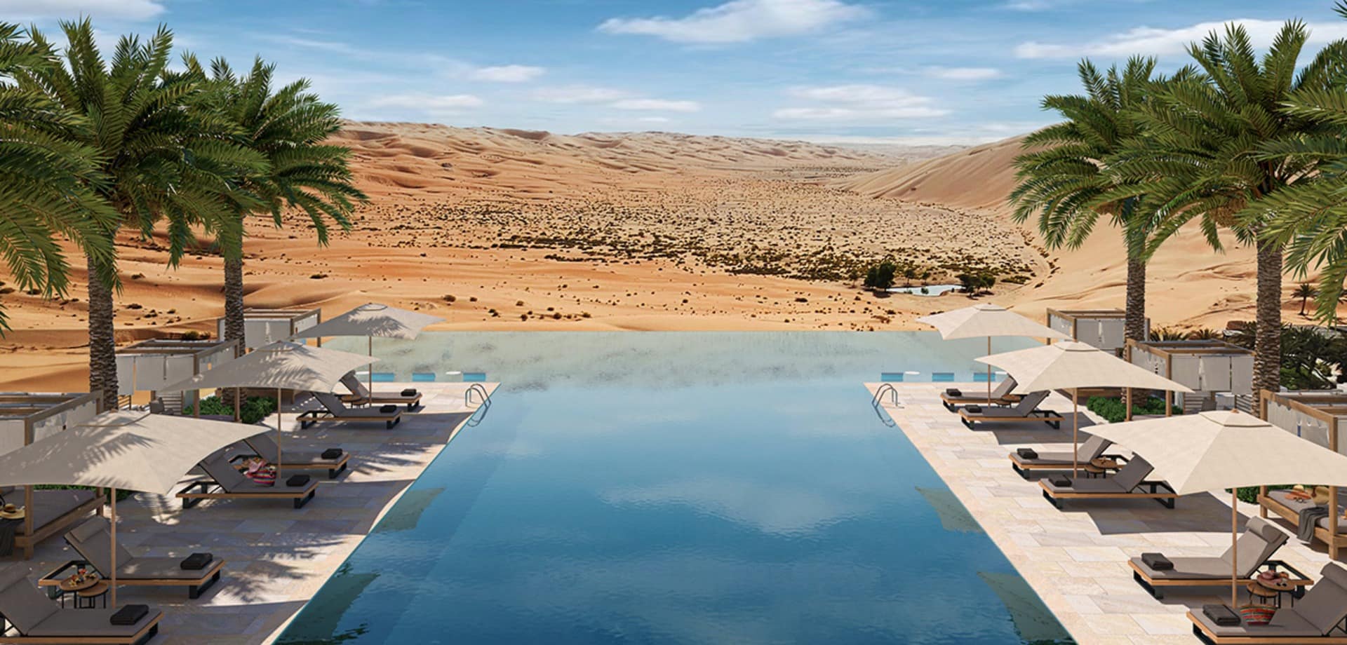 Anantara qasr al sarab piscina infinita