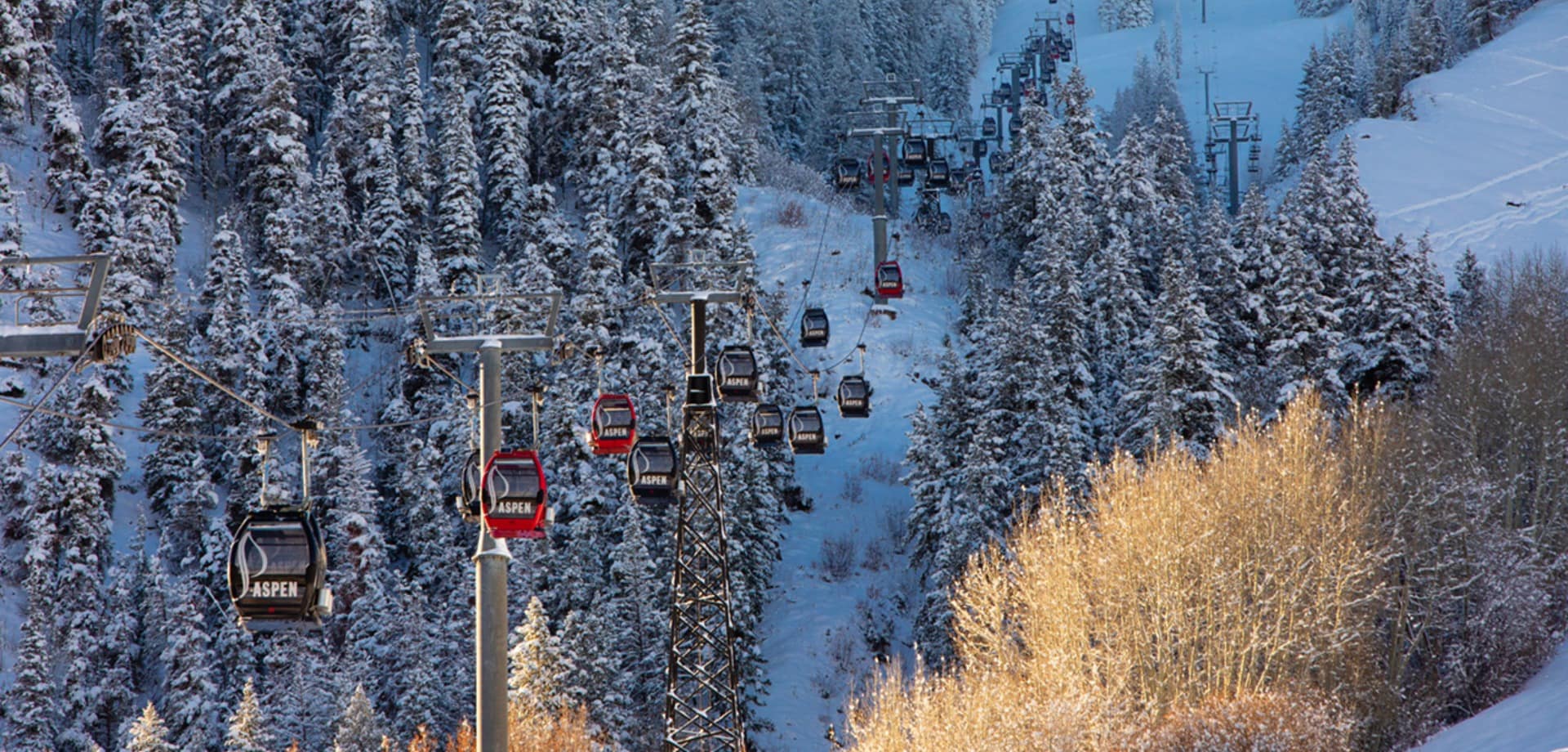 Aspen Colorado esqui montanha gondola