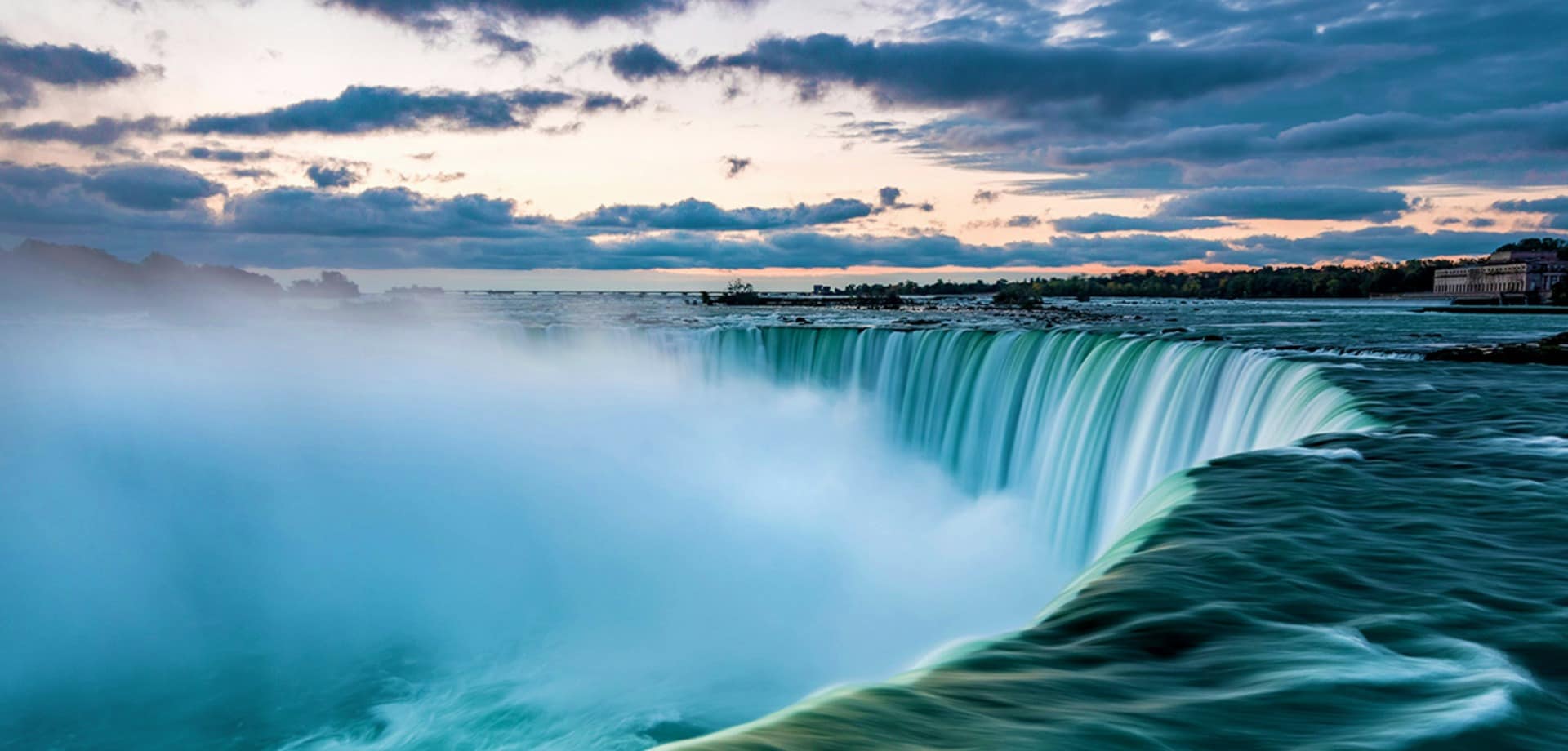 Eua niagara falls pordosol