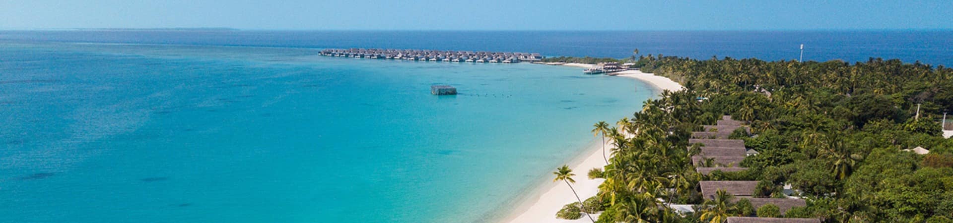 Fairmont maldives sirru fen fushi vista aerea da praia