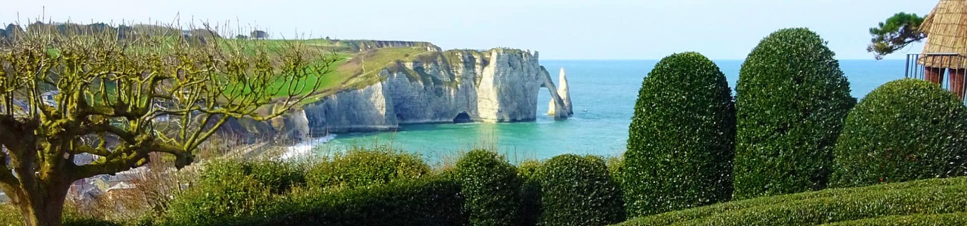 Franca etretat jardim praia