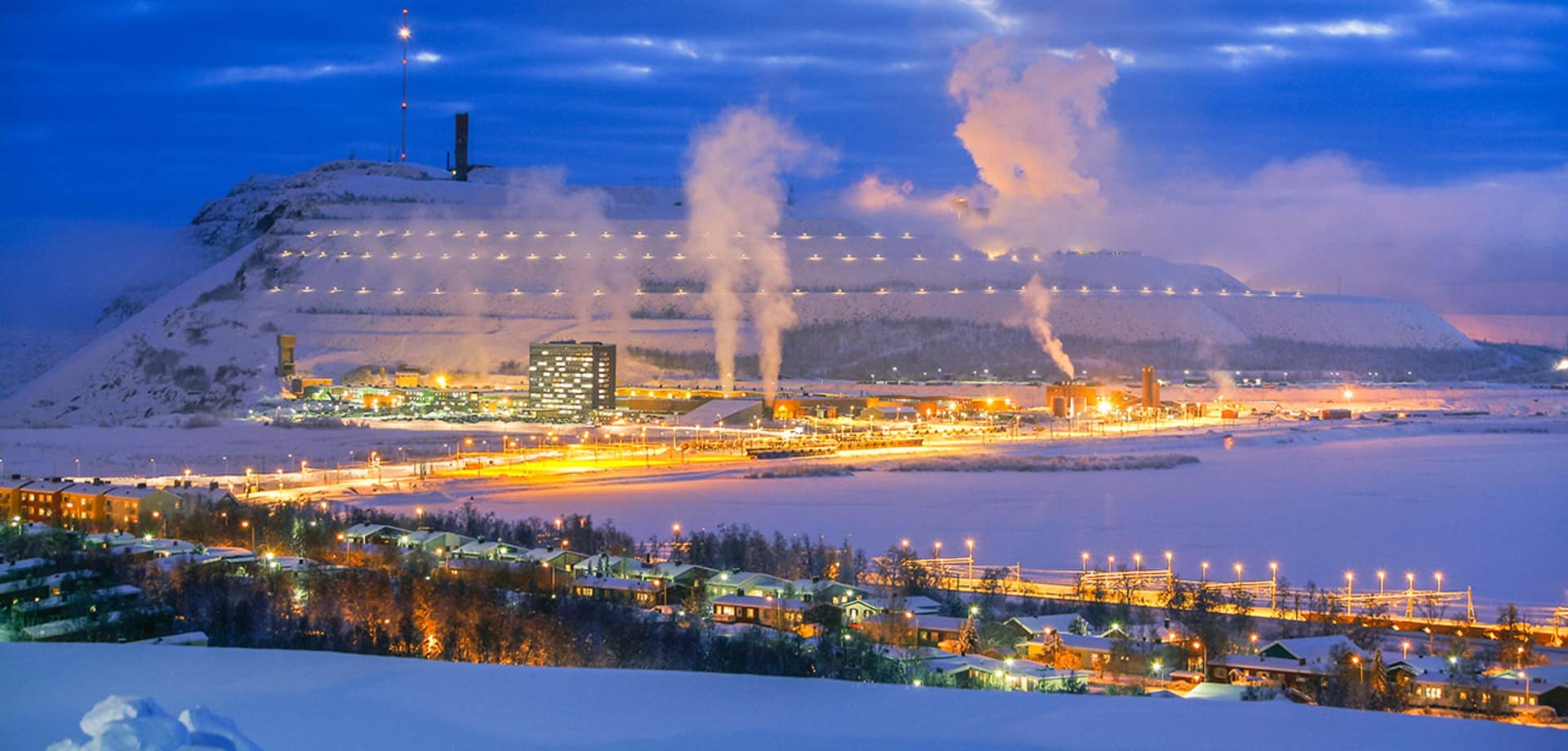 Istock suecia kiruna vista cidade