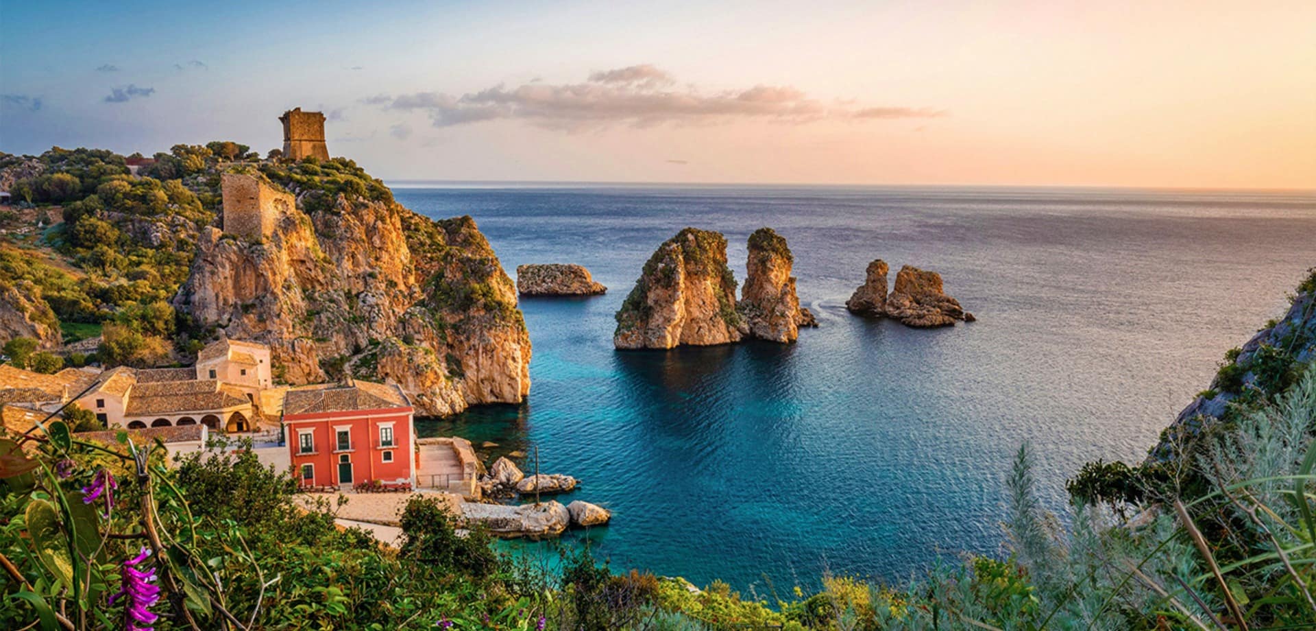 Italia sicilia scopello mar