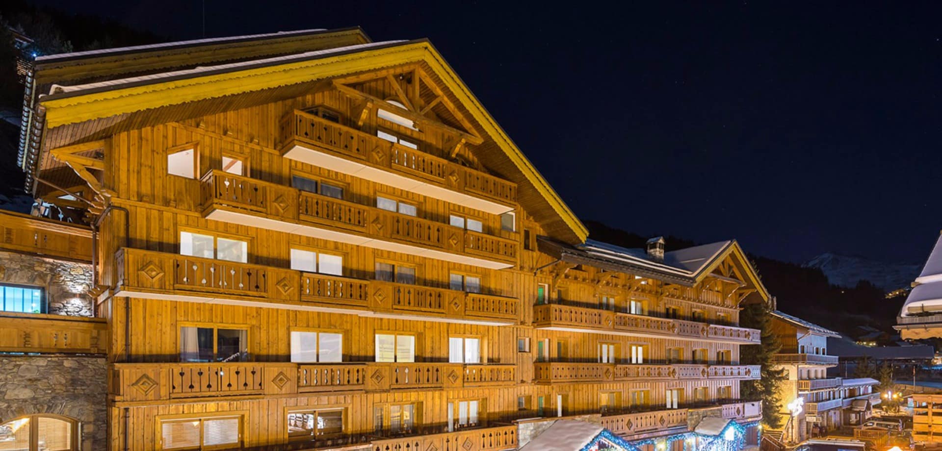 Meribel hotel la chaudanne exterior