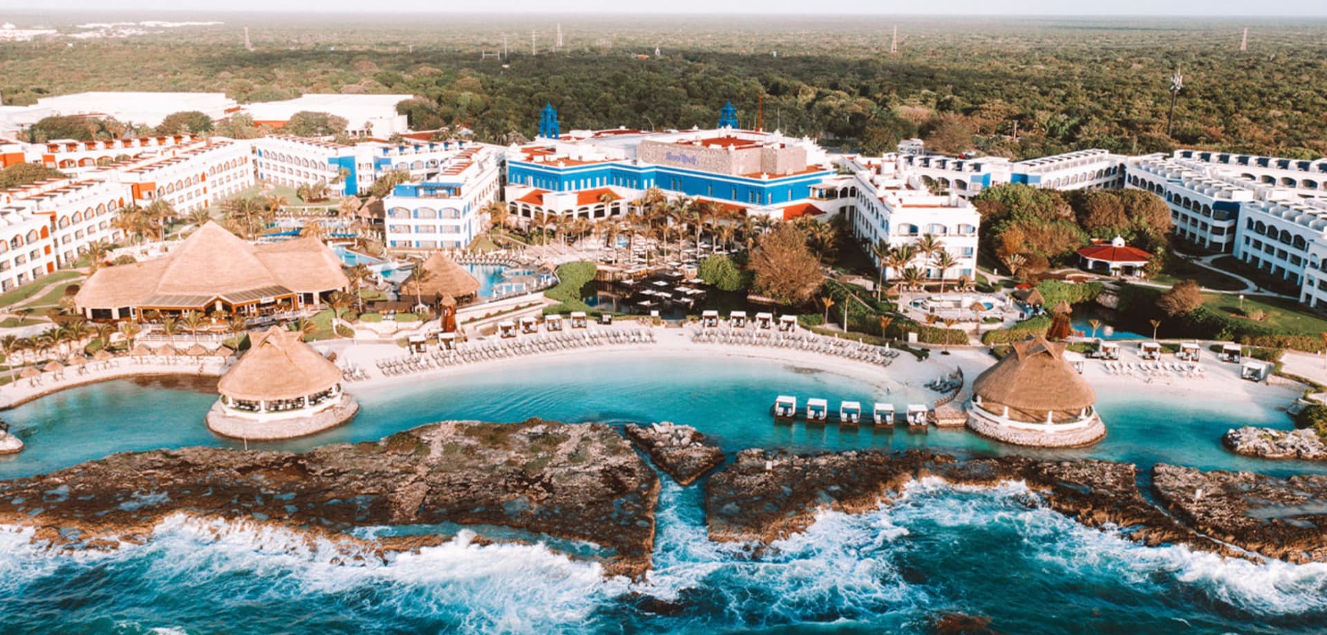 Mexico hard rock riviera maya exterior drone