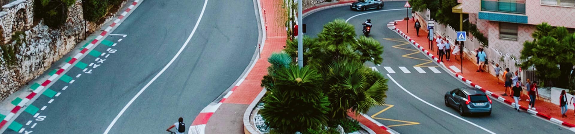 Monaco rua curva hairpin