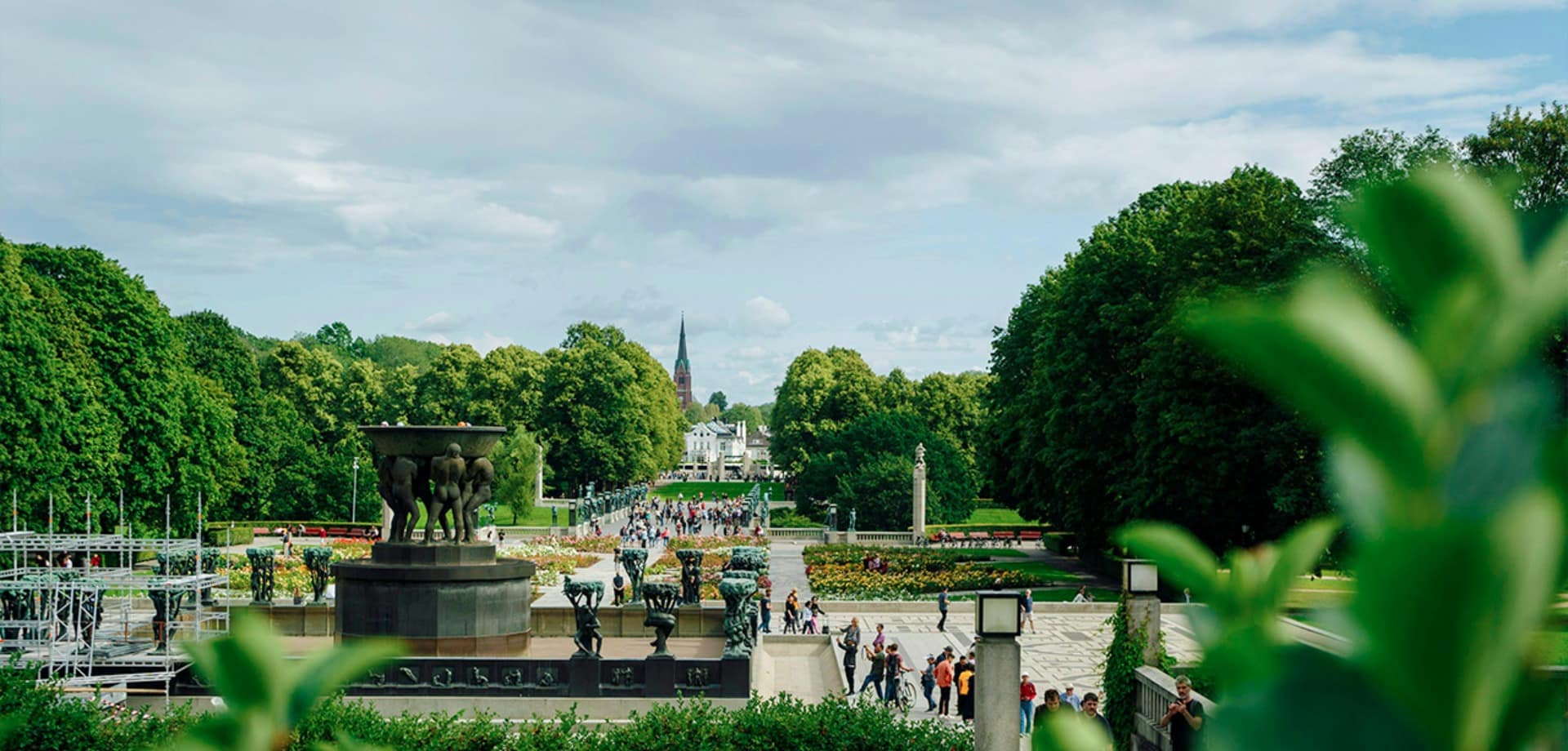 Noruega oslo parque vigeland vista