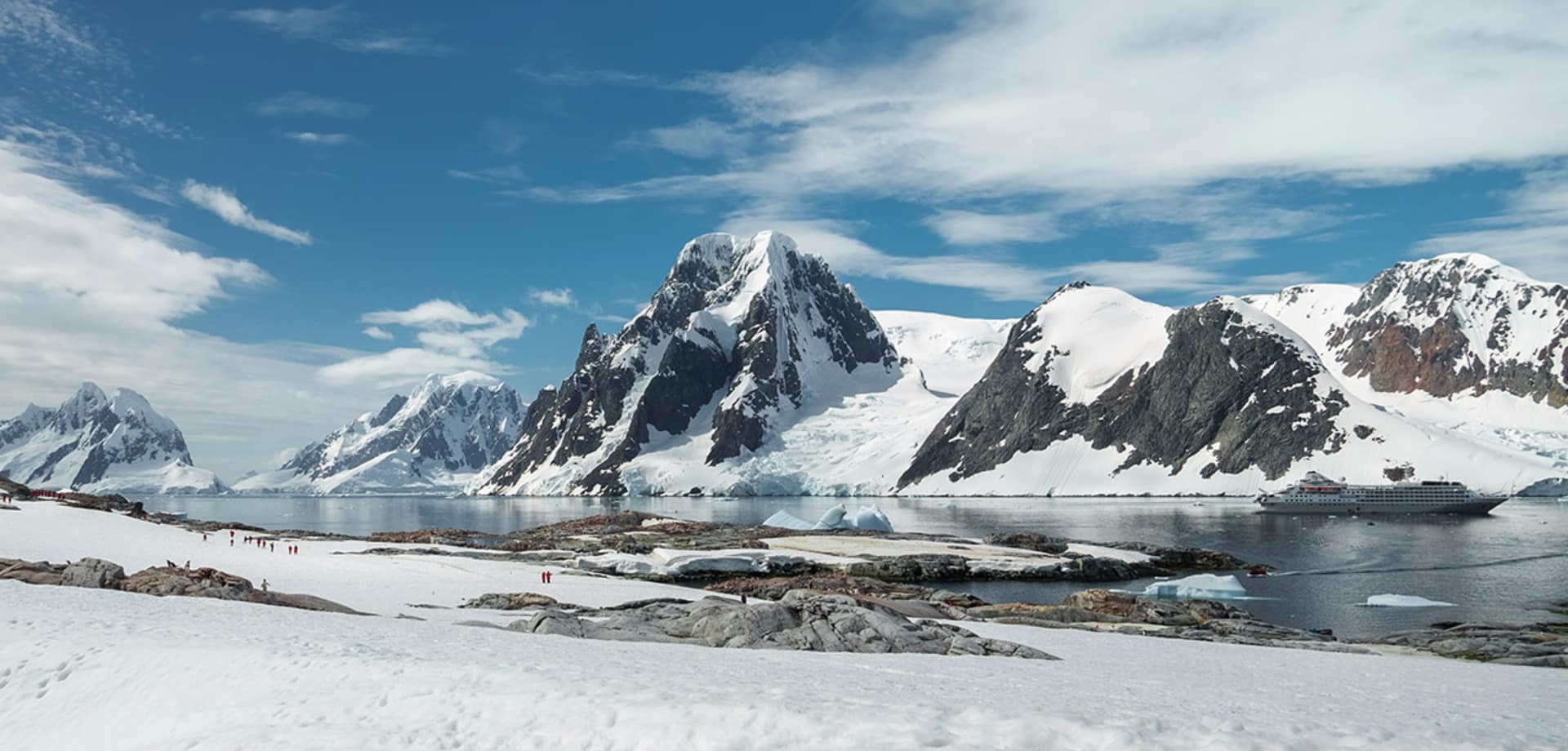 Silversea silver wind antartica explorando paisagem