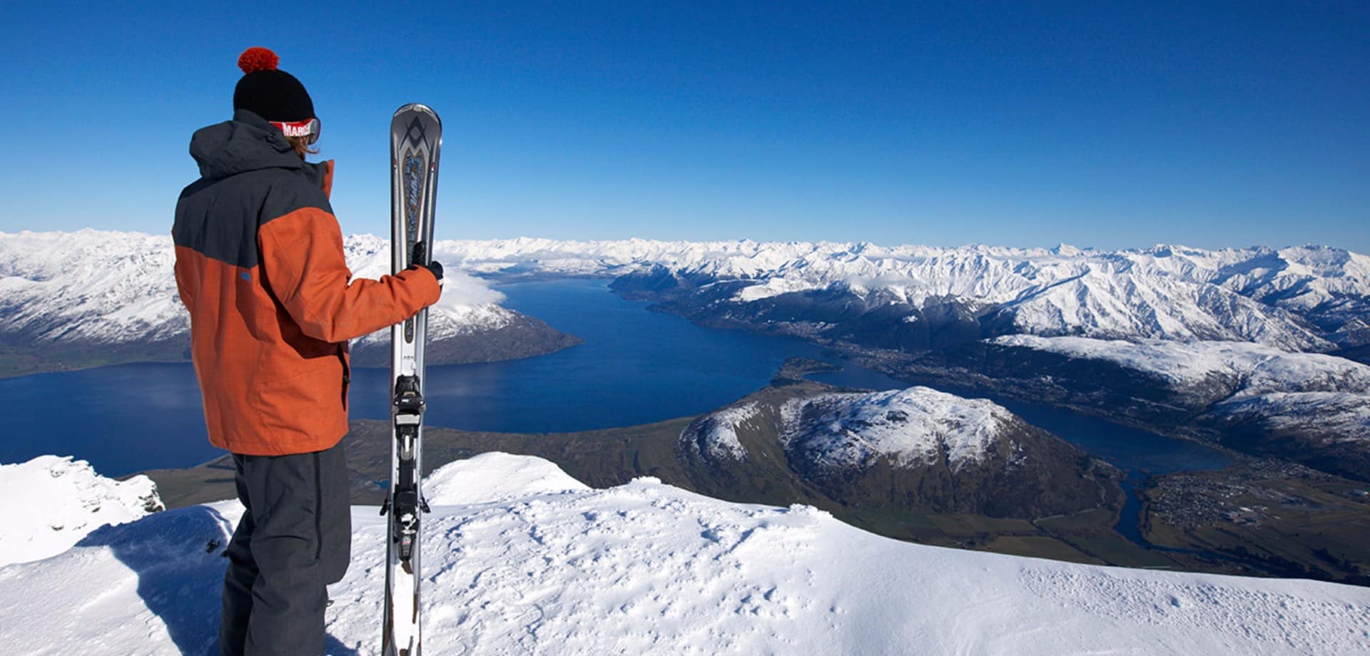 Vista da montanha Remarkables