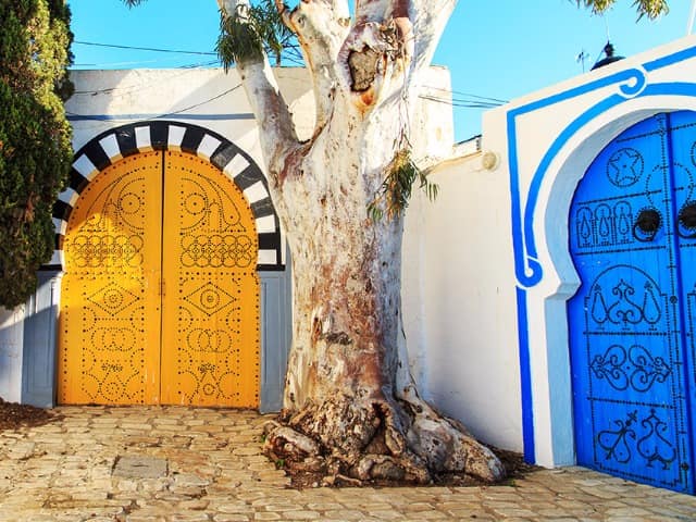 Arquitetura turca - Sidi Bou Said.