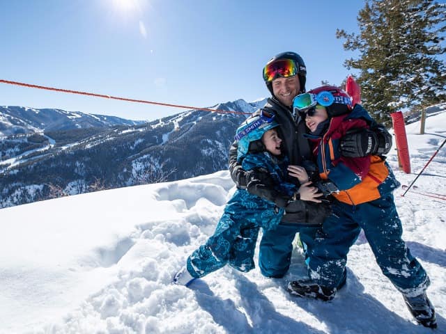 Aspen Colorado montanha neve família snowmass