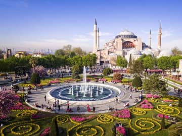 Basílica Santa Sophia em Istambul, Turquia.