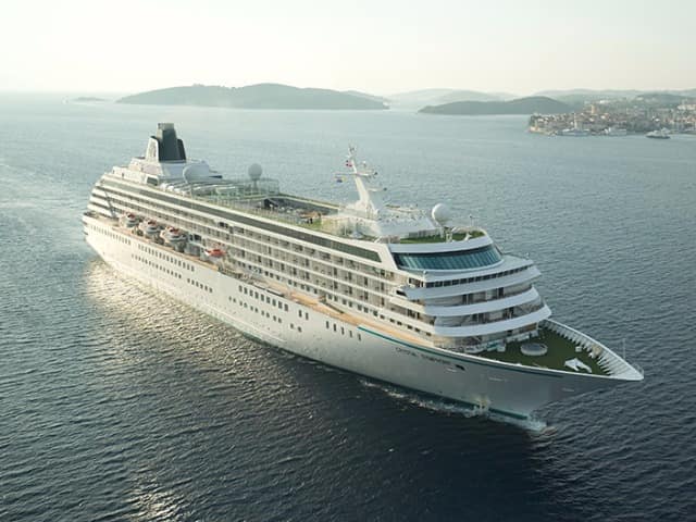 Crystal cruises symphony vista externa superior