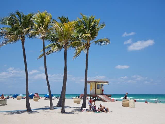 Estados unidos florida fort lauderdale praia