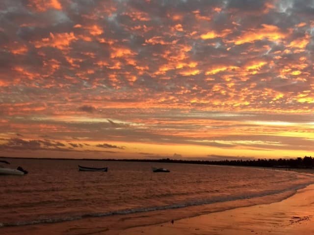 Fazenda s o francisco do corumbau bahia vista praia por do sol