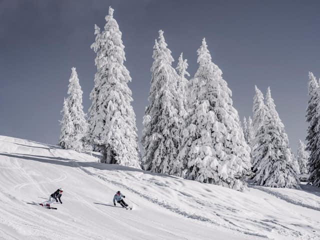 Gstaad inverno paissagem