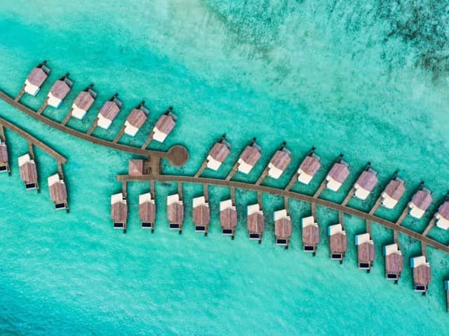 Hard rock hotel maldives vista aerea