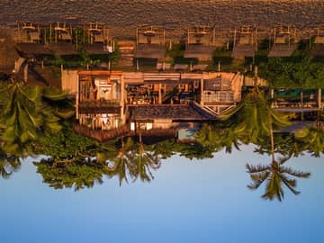 Hayo pe na areia bahia caraiva vista aerea