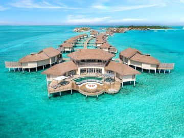 Intercontinental maldives villas sobre as aguas