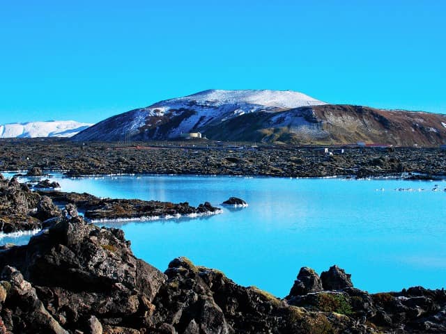 Islandia lagoa azul