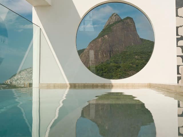 Janeiro hotel pao de acucar vista da piscina