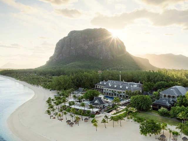 Mauritius the st regis le morne resort vista aerea hotel