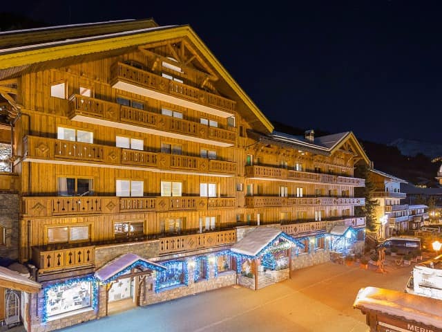 Meribel hotel la chaudanne exterior