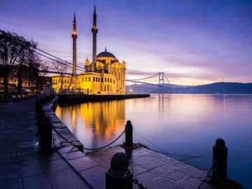 Mesquita Ortakoy, Istambul, Turquia