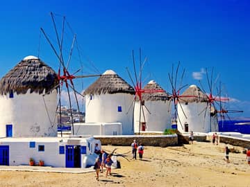 Moínhos de vento - Míconos, Grécia.