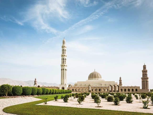 Muscat grande mesquita do sultao qaboos