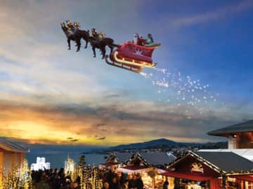 Papai Noel em Montreux Papai Noel em Montreux