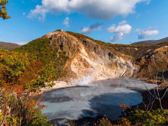 Noboribetsu japao hokkaido japan tourism paisagem montanha