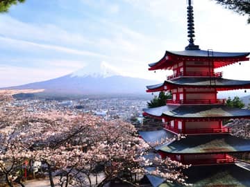 Pagoda, Monte Fuji, Pacote Japão