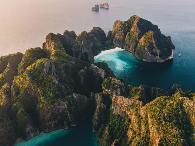 Phi phi island paisagem tailandia