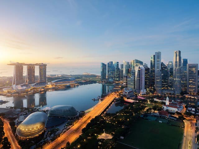 Singapura vista aerea