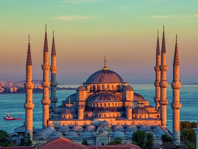 Turquia istambul mesquita sultao ahmed aerea