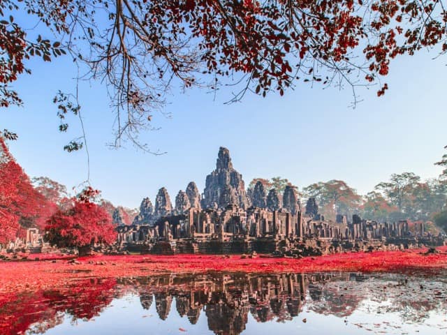 Viagem Camboja Templo Bayon