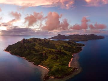 Vista aérea de Fiji