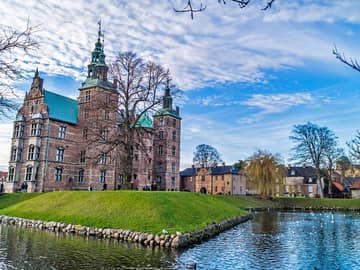 Vista do Castelo Rosenborg - Copenhagen, Dinamarca.