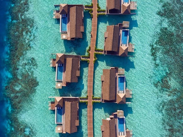 Waldorf astoria maldives overwater villas