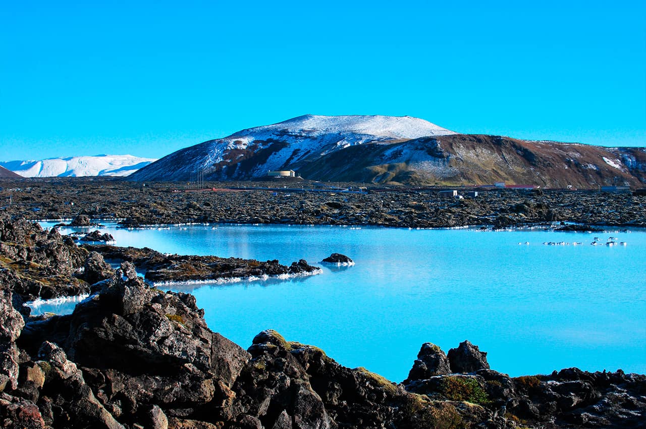 Islandia lagoa azul