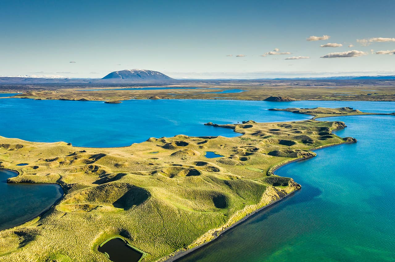 Islandia lago myvatn