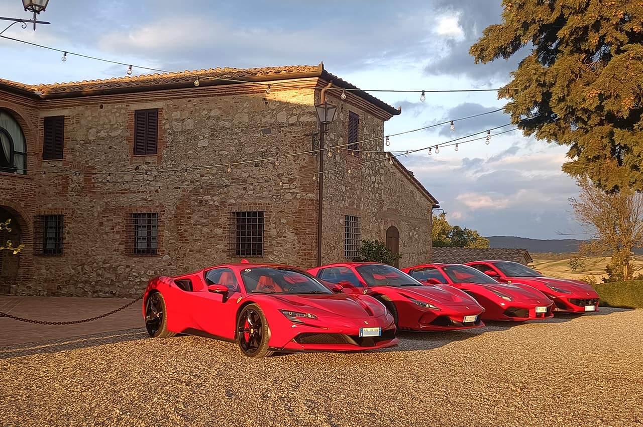 Italia toscana castel monastero ferrari exterior