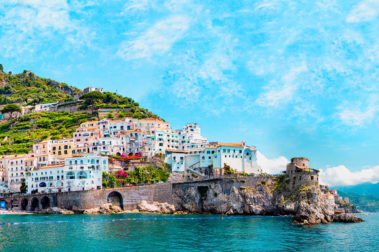 Shuttertstock italia salerno costa de amalfi campania rochas