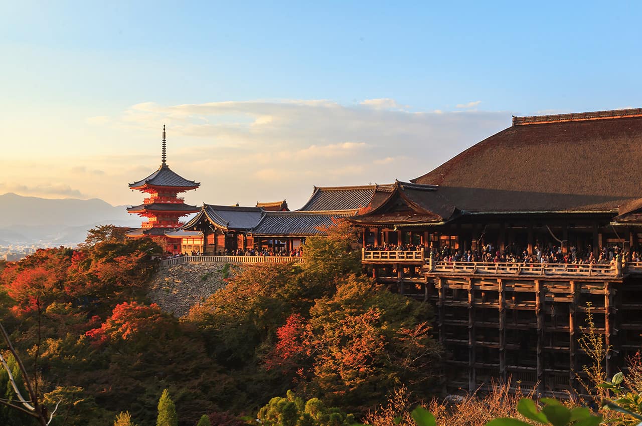 Japao quioto templo kiyomizu dera